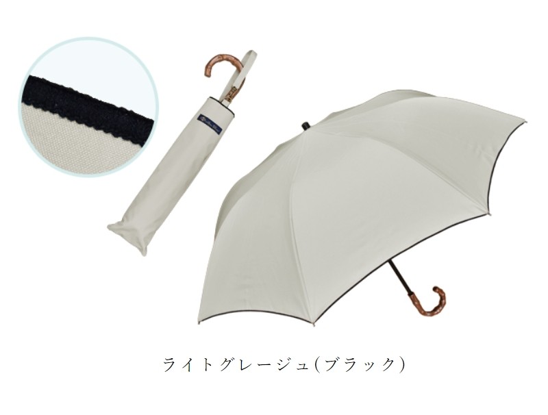 日傘 折りたたみ 完全遮光 uv 晴雨兼用 軽量 2段 折りたたみ傘 涼しい 遮熱 おしゃれ 遮光 100% 曲がり手元 ロサブラン