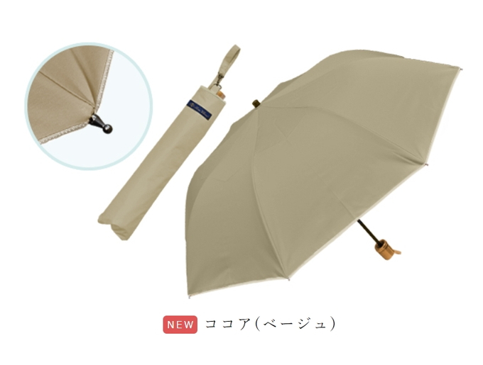 ロサブラン 日傘 折りたたみ 完全遮光 uv 晴雨兼用 軽量 2段