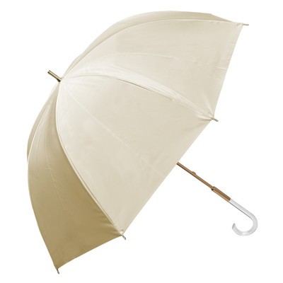 雨晴兼用傘 完全遮光 レディース長傘 遮熱 軽量 涼しい おしゃれ 完全遮光100％ プレーン ラー...