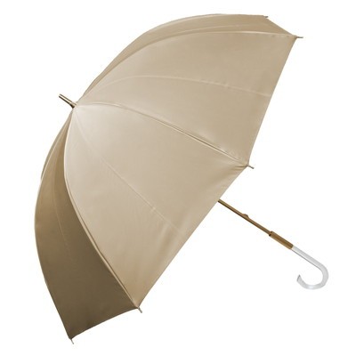 雨晴兼用傘 完全遮光 レディース長傘 遮熱 軽量 涼しい おしゃれ 完全遮光100％ プレーン ラージ｜roseblanc｜03