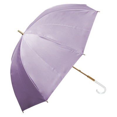 雨晴兼用傘 完全遮光 レディース長傘 遮熱 軽量 涼しい おしゃれ 完全遮光100％ プレーン ラージ｜roseblanc｜09