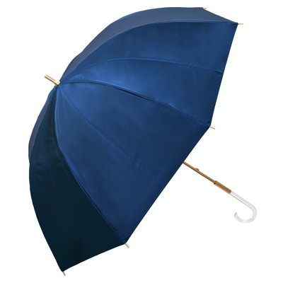 雨晴兼用傘 完全遮光 レディース長傘 遮熱 軽量 涼しい おしゃれ 完全遮光100％ プレーン ラージ｜roseblanc｜11