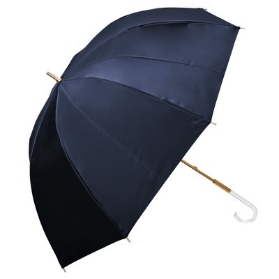 雨晴兼用傘 完全遮光 レディース長傘 遮熱 軽量 涼しい おしゃれ 完全遮光100％ プレーン ラージ｜roseblanc｜13