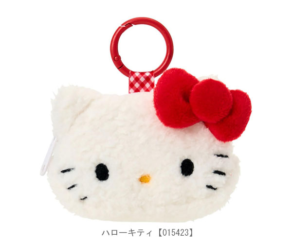 sanrio（サンリオ） フェイス形カラビナ付きミニポーチ ミニサイズ