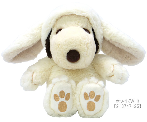 【大**也さま専用 】スヌーピー＆ベル ローズボア ホワイト Lサイズ PEANUTS スヌーピー ぬいぐるみ ロップイヤーバニー Sサイズ LPK WH