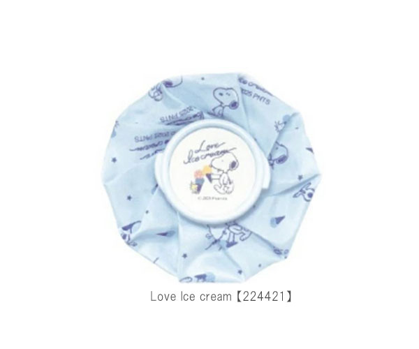 SNOOPY（スヌーピー） 氷のう 丸型 氷嚢 アイスバッグ アイシングバッグ 氷袋 Love Ice cream おすましジョー・クール ...