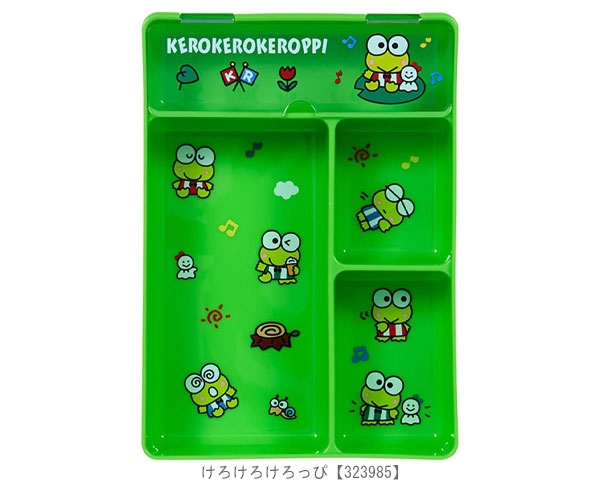 sanrio（サンリオ） フタ付きトレイ 仕切り トレー トレイ ハロー