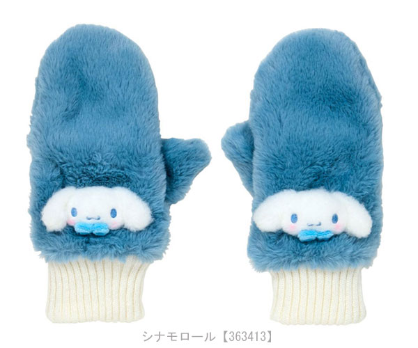 sanrio（サンリオ） 大人用 マスコット付きフェイクファーミトン 手袋