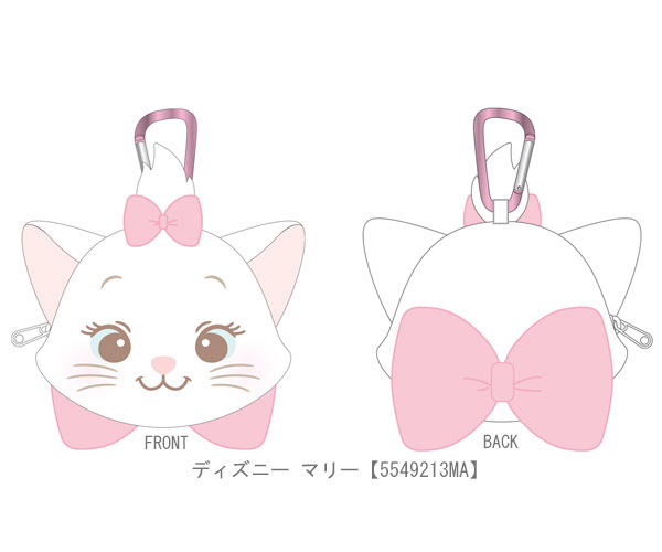 ディズニー マリー ルシファー ポーチ カラビナ付き ぬいぐるみ