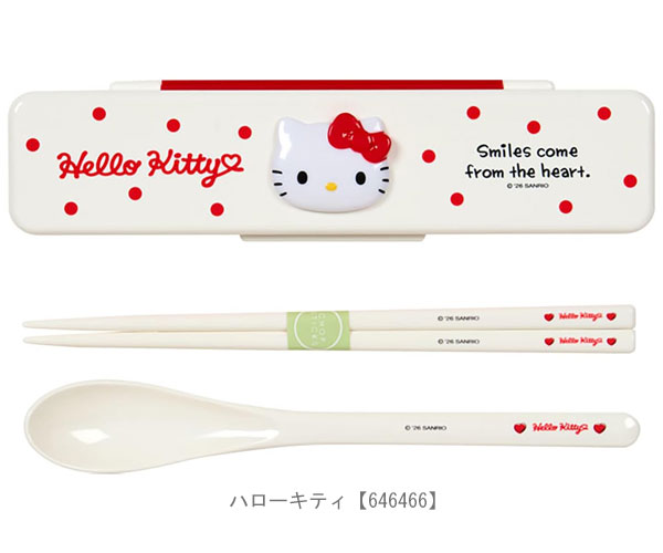 sanrio（サンリオ） レリーフ付き箸&スプーン サンリオキャラクターズ