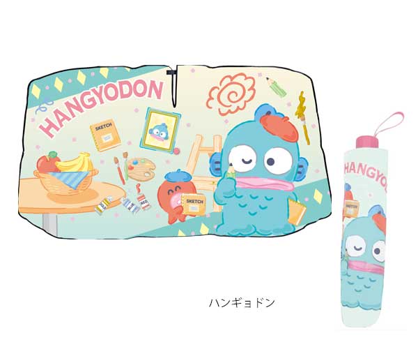 sanrio カーサンシェード アンブレラ 車 フロント サンリオ 折畳