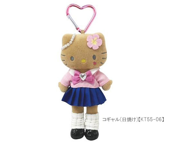 サンリオ ハローキティ スタイルアップマスコット ピンクキルト コギャル 日焼け フェアリー Y2K マスコット ぬいぐるみ カラビナ付き キーホルダー Sanrio KT55 | ハローキティ | 03