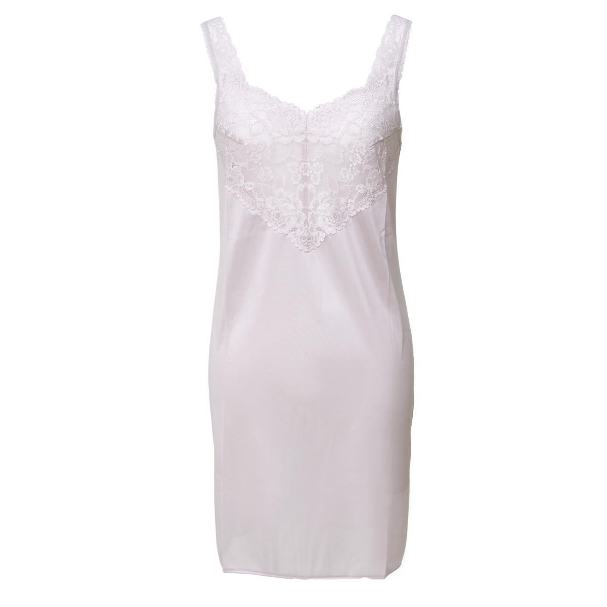 SUBROSA（サブローザ） 日本製 85cm丈 ラン型 胸元 レース スリップ