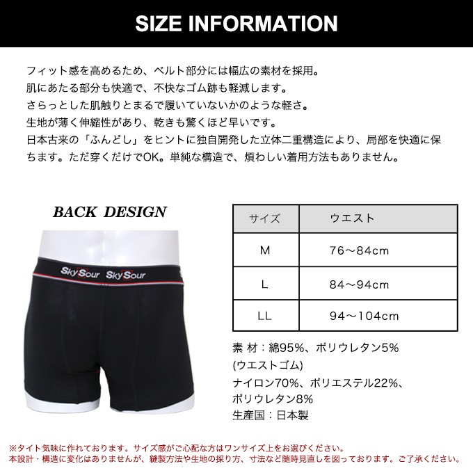 関税送料込み  トランクスパンツ X2 関税送料込 トランクス メンズ 綿 通販 パンツ 軽失禁パンツ 男性用 吸水