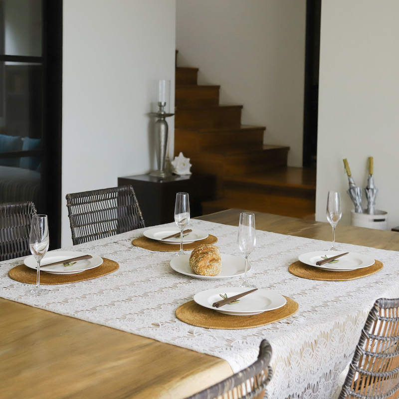 アタ製品 アタ雑貨 アタ 編まれた ランチョンマット 鍋敷き カフェ