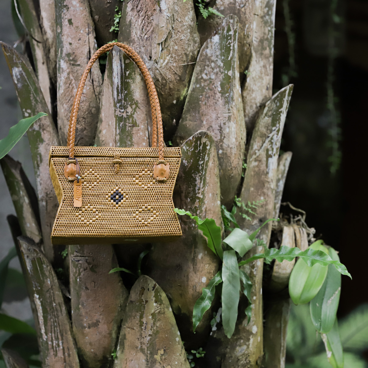 アタバッグ かごバッグ 蓋付き