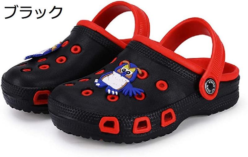 3色 14-21cm 男の子 サンダル スリッパ 両用 クッション 超軽量 疲れにくい つま先保護 滑り止め 通気 履きやすい 水陸両用 |  | 02