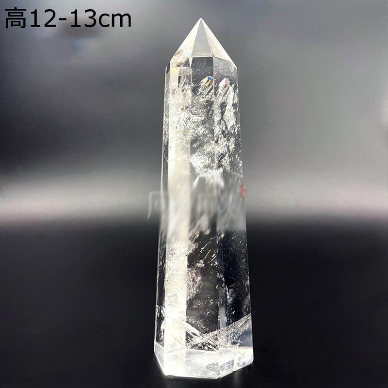 クリスタル 天然水晶 クリア 透明水晶 天然石 六角柱 大きいサイズ 