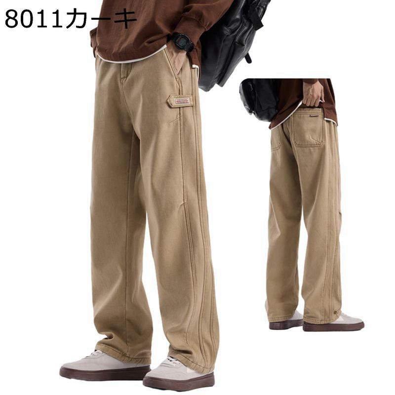 nコットンパンツ（メンズファッション）（色：カーキ系