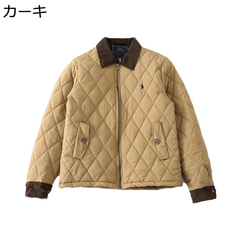 キルティングジャケット 中綿ジャケット メンズ ショート丈 秋冬 長袖