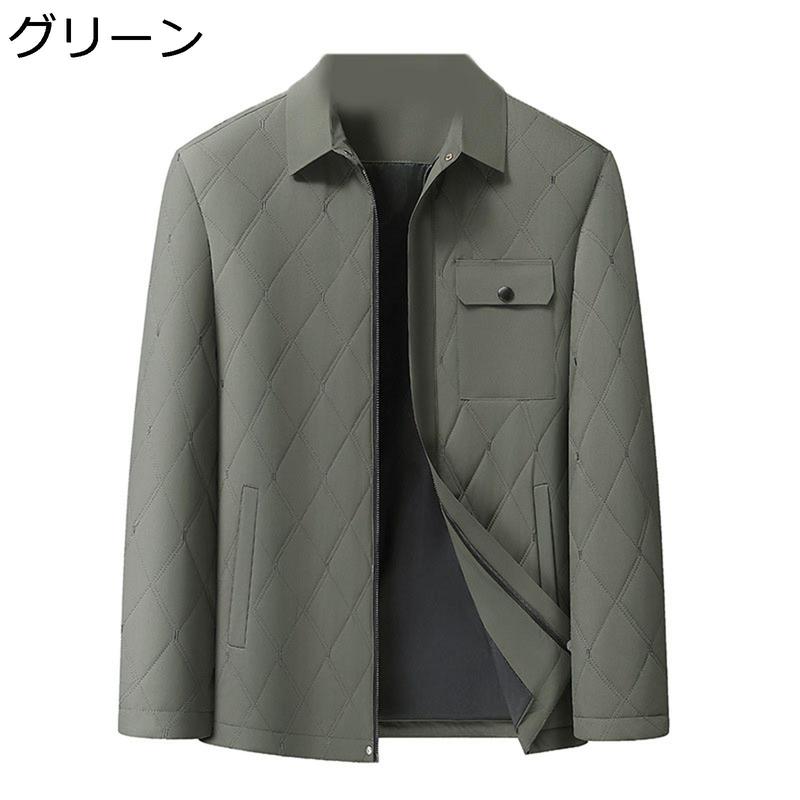 中綿ジャケット メンズ 厚手 冬 ラペル 綿入れジャケット 防寒対策
