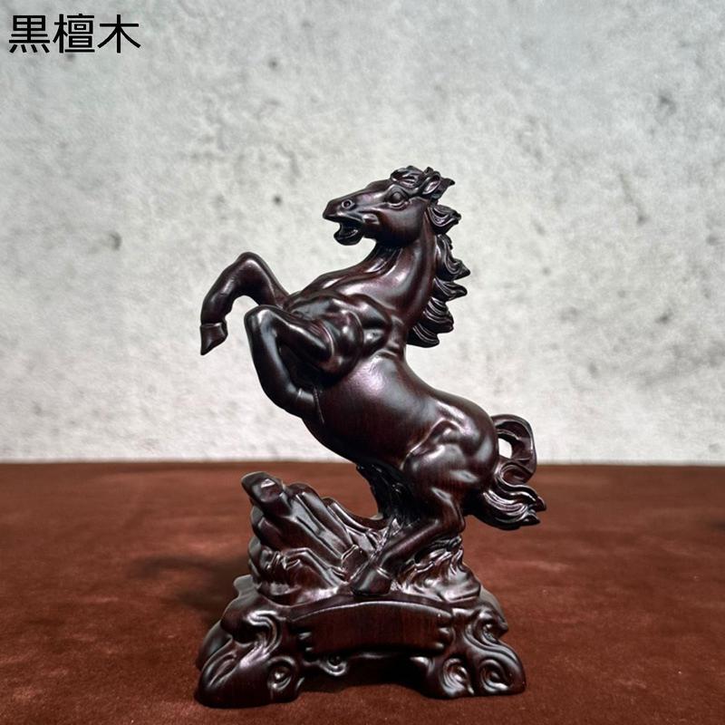 午年 干支 風水グッズ インテリア 馬像 オブジェ 縁起物 玄関飾り 木製