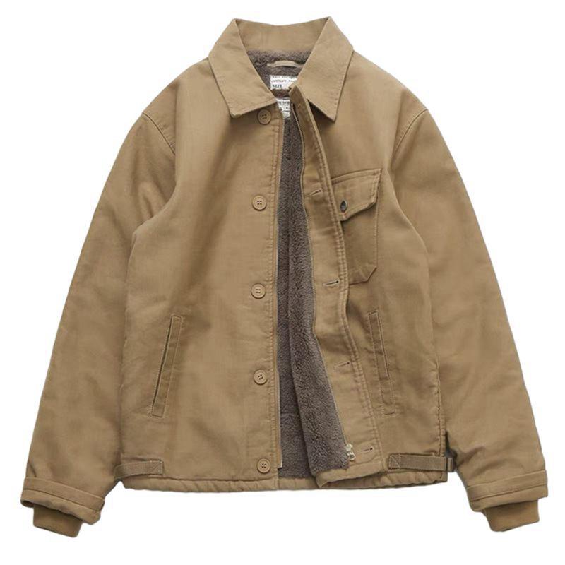 デッキジャケット ミリタリージャケット メンズ 裏ボア 無地