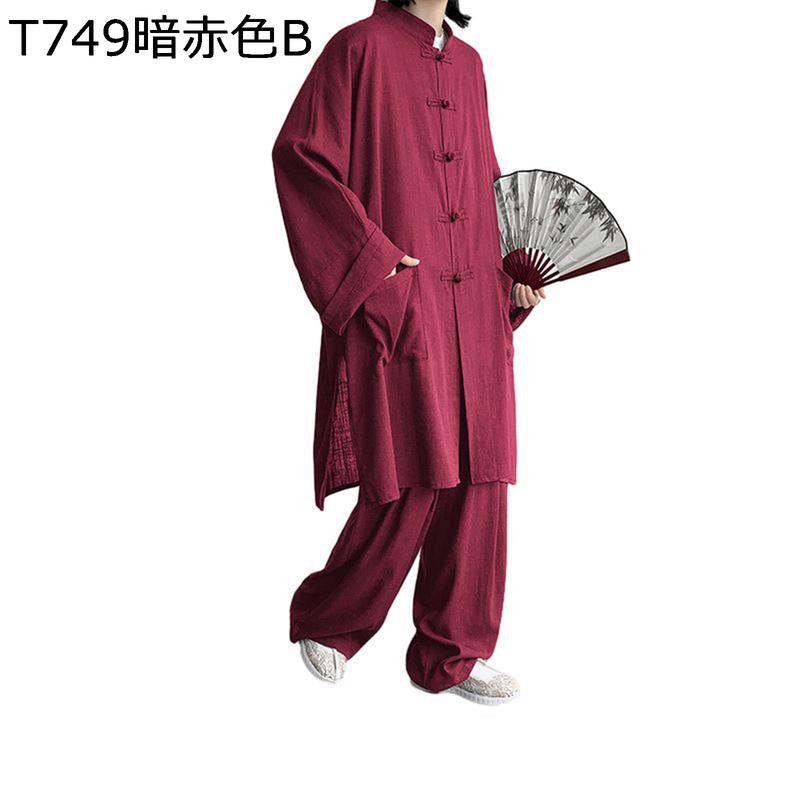セットアップ ロングシャツ ジャケット チャイナボタン メンズ 厚手