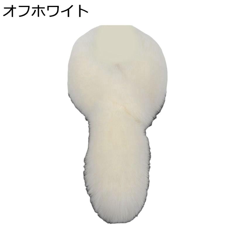 リアルファーストール 狐 抜け毛がない ティペット 防寒マフラー 付け