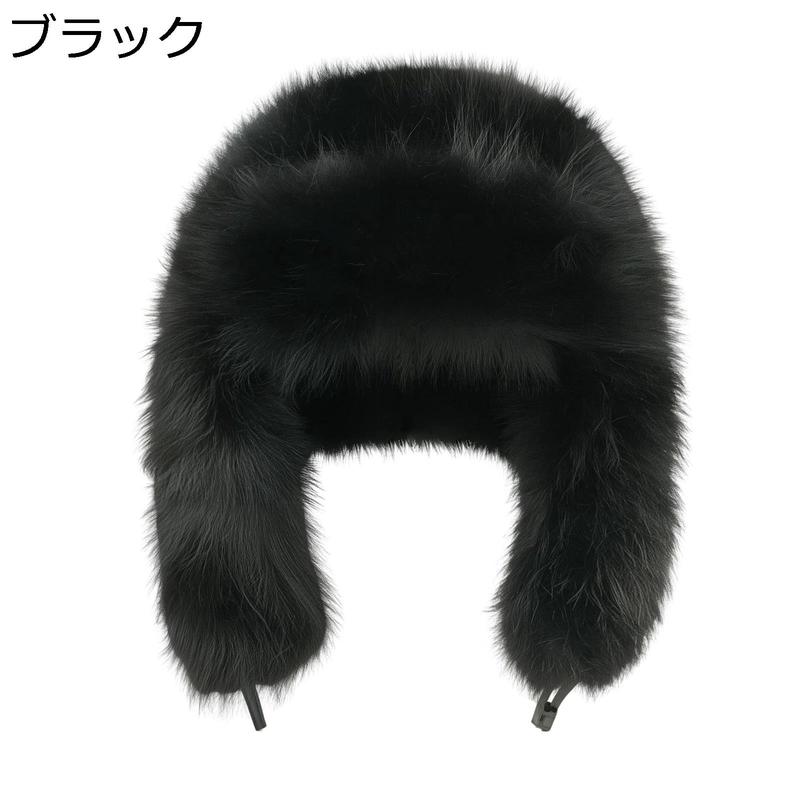 パイロットキャップ 耳あて付き トラッパーハット 防寒帽 フェイク