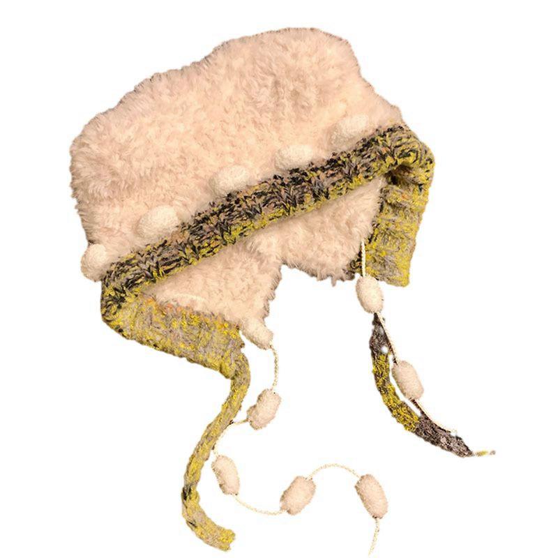 熊耳 かわいい 帽子 パイロットキャップ 耳あて ロシア帽 防寒帽