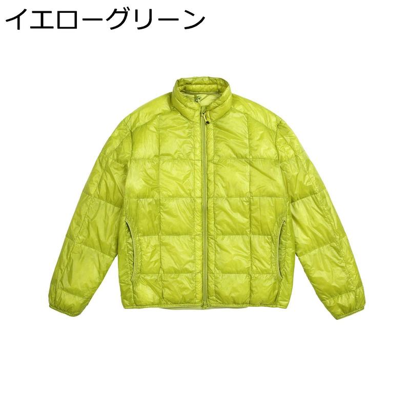 防寒ジャケット メンズ 10D 防水 登山 ナイロン混? 立ち襟 ダウン