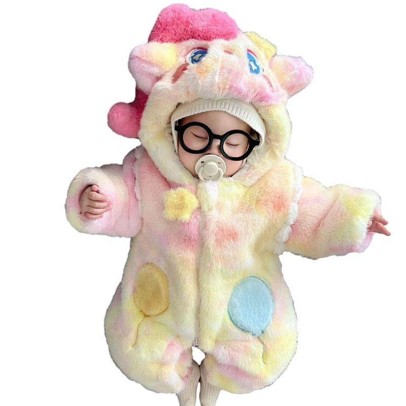 ロンパース・カバーオール Misha&Puff Baby Scallop Bib Romper 6-12m ベビー服 馬 きぐるみ ロンパース 前開き カバーオール 新生児