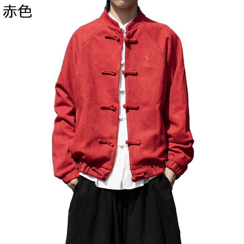 チャイナ服 ジャケット メンズ 中華服 カジュアルジャケット ラグラン