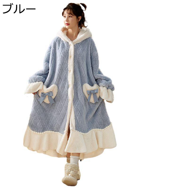 ルームウェア パジャマ 保温 長袖 セットアップ 秋冬 可愛い セットアップ 防寒 あたたか 前開き 厚手 レディース 上下セット 部屋着 寝間着 冷房対策 無地 シンプル 柔らか かわいい ルームパンツ 秋 冬 トレーナー パジャマ ルームウェア 可愛い セットアップ 長袖 少女 キュート 前