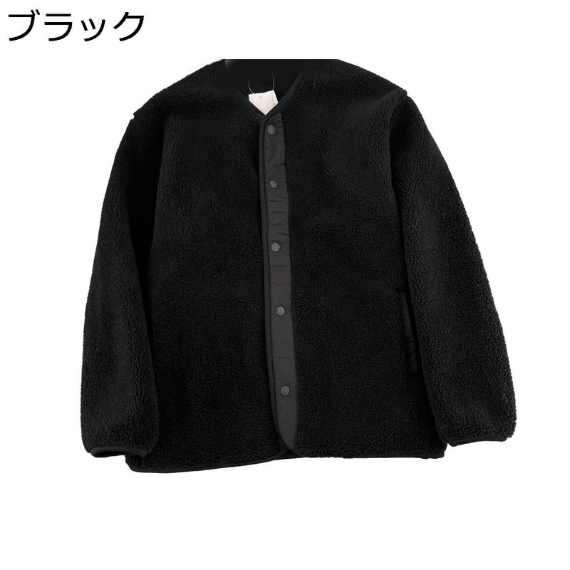 フリースジャケット メンズ ボアジャケット 秋冬服 ボアブルゾン 