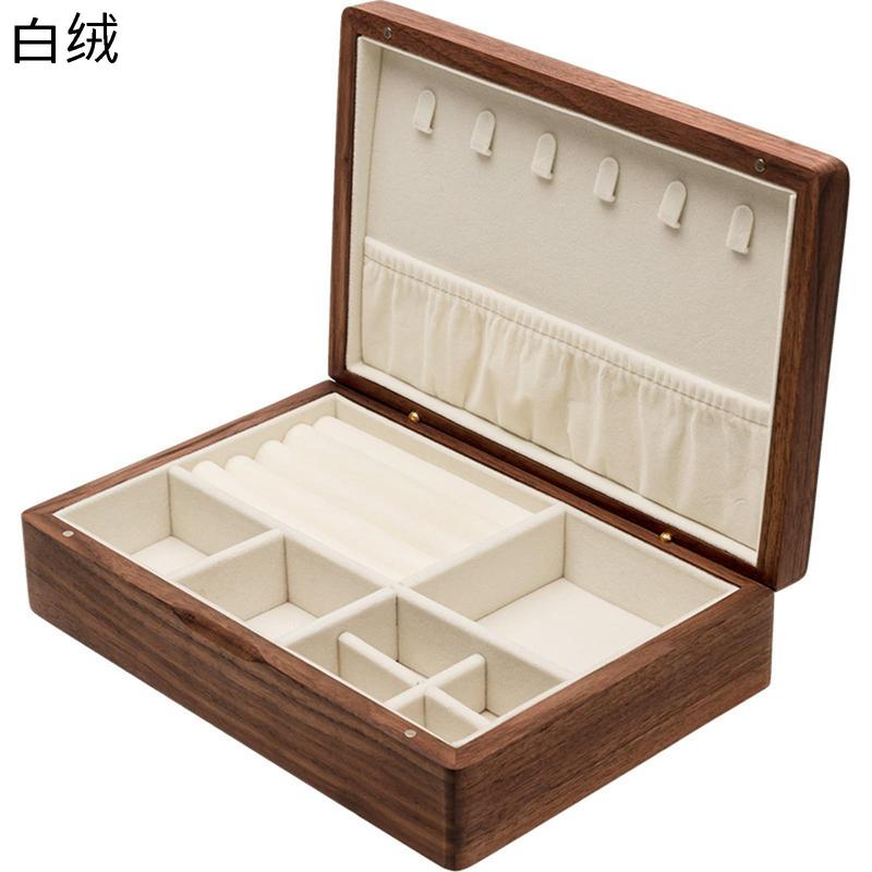 オーダー宝石　ジュエリーボックス　かりん　木箱 期間限定お値下げ ジュエリーボックス 木製 宝石箱 アクセサリーボックス ウォールナット