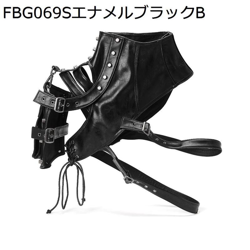 ゴシックパンク ショルダーアーマー ウェアブルアクセサリー PU レザー