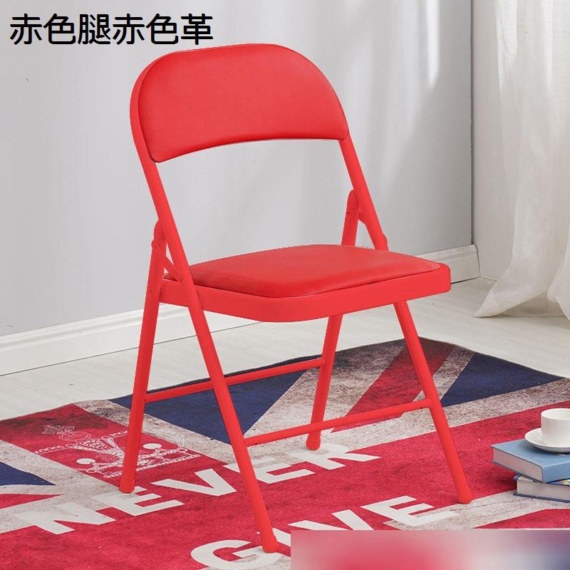 折りたたみ椅子 パイプ椅子 折りたたみチェア 補強背もたれあり 2脚セット pu座面 会議椅子 完成品 スケルトン 収納便利 持ち運び_15