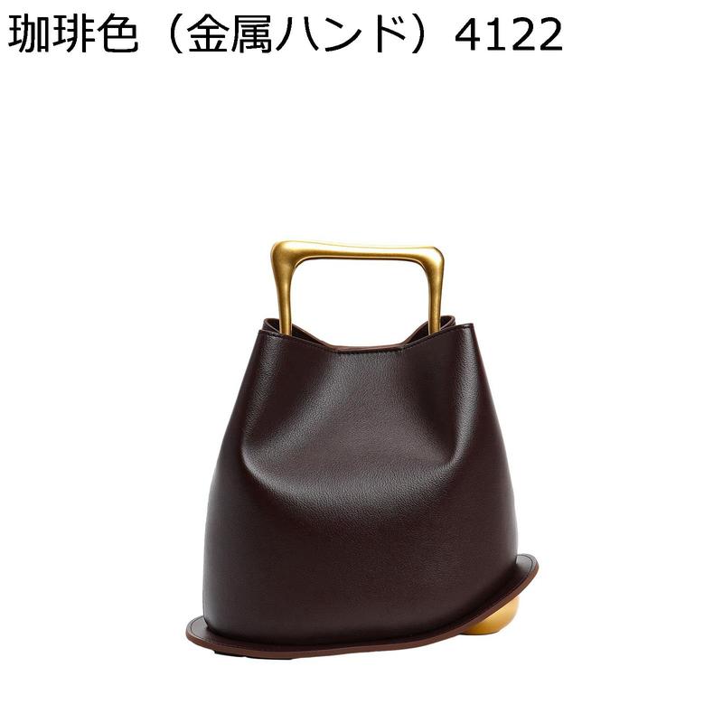 バケットバッグ バケツ型 レディース 牛本革 木ハンドル 手提げ パーティーバッグ ハンドバッグ ポケット 個性デザイン ストラップ取外し_10