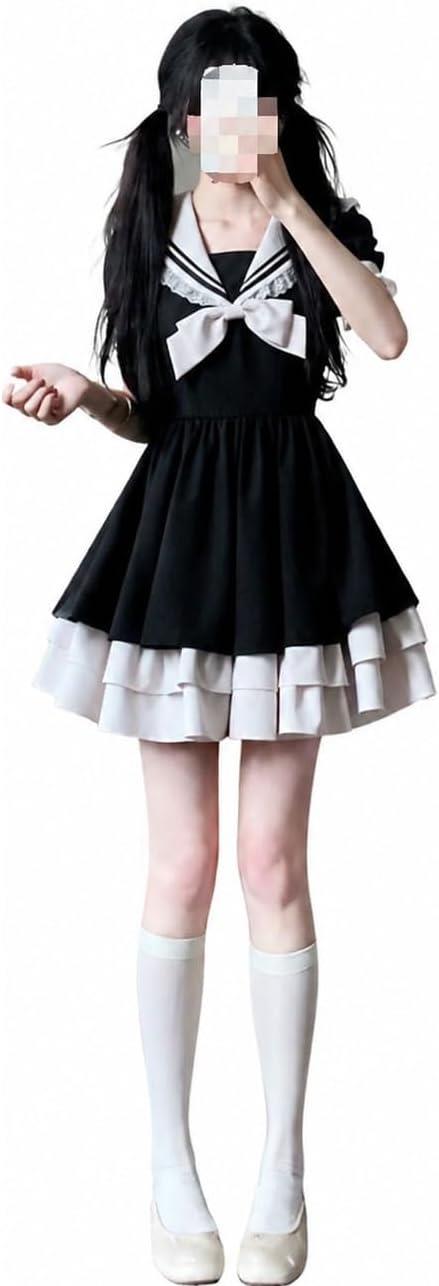 セーラー服風 ワンピース 地雷系 量産型 レディース ゴスロリ ビッグ