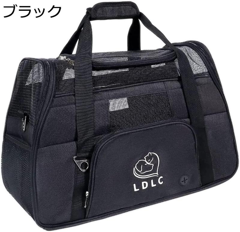 ペットキャリーバッグ ペットキャリー ショルダー 手提げ 猫・小型犬用 8kg耐荷重 キャリー バッグ お洒落 通気性 折りたたみ 旅行_1