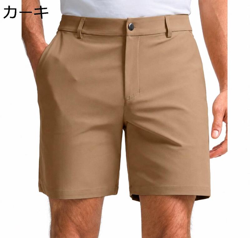 ゴルフパンツ メンズ ハーフパンツ ショート 短パン 五分丈 吸汗速乾