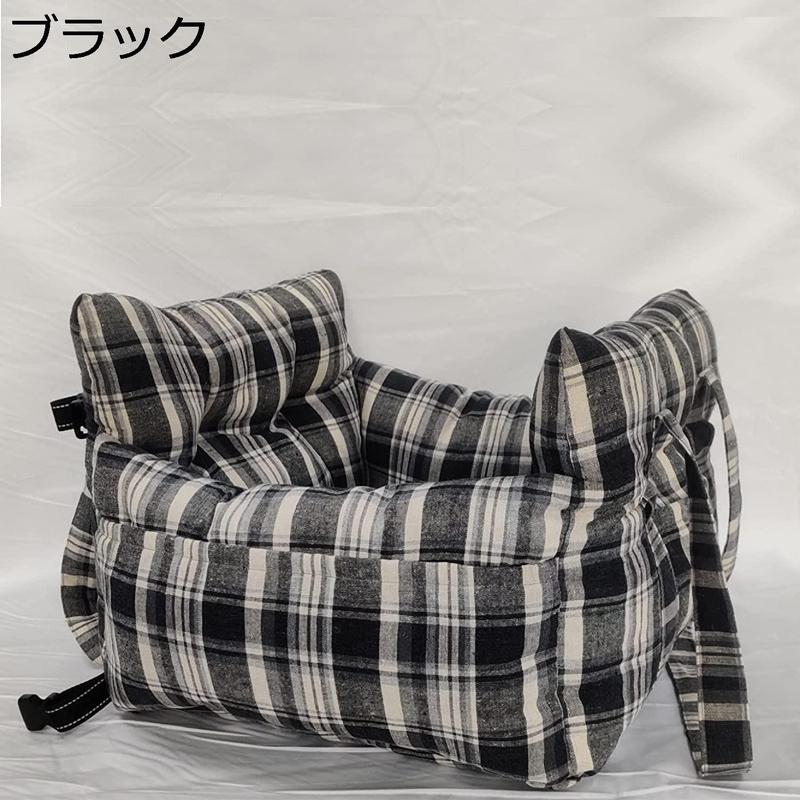 ペット用ドライブボックス ドライブベッド キャリー ペット用キャリー お洒落 ペット安全ベルト付き 通気 防水 汚れにくい 洗濯可 全車種_2