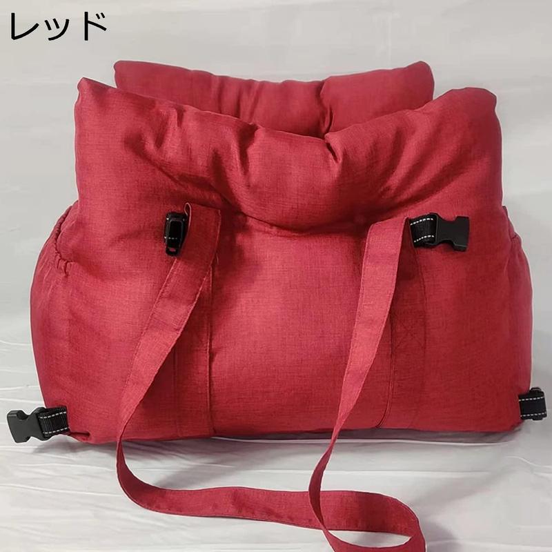 ペット用ドライブボックス ドライブベッド キャリー ペット用キャリー お洒落 ペット安全ベルト付き 通気 防水 汚れにくい 洗濯可 全車種_3