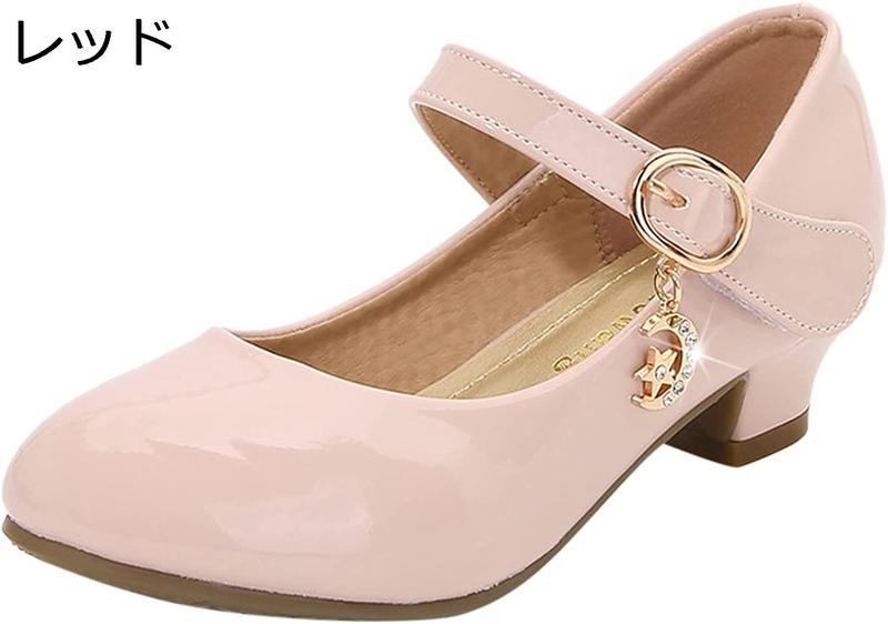 子供靴 パンプス ヒール ストラップ 柔らかい フォーマルシューズ キッズ ドレスシューズ 可愛い 女の子 プリンセスシューズ ガールズ |  | 03