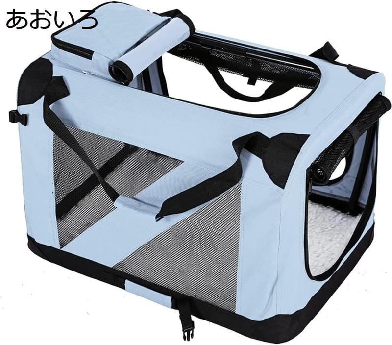 ペットキャリー バッグ XL リュック 犬猫用バックパック いぬ ねこ 小型犬 猫用 立体空間 折りたたみ式 ピンク 持ち運べ 透明 散歩_1