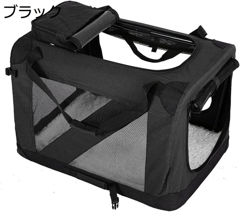 ペットキャリー バッグ XL リュック 犬猫用バックパック いぬ ねこ 小型犬 猫用 立体空間 折りたたみ式 ピンク 持ち運べ 透明 散歩_7