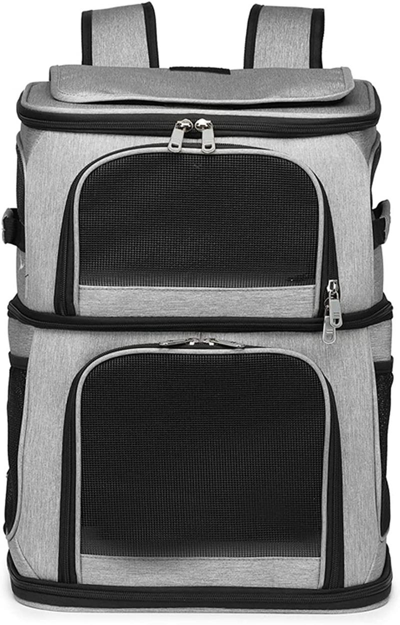 ペットキャリー リュック ペット リュック2段式 (二段式 耐荷重8.5kg