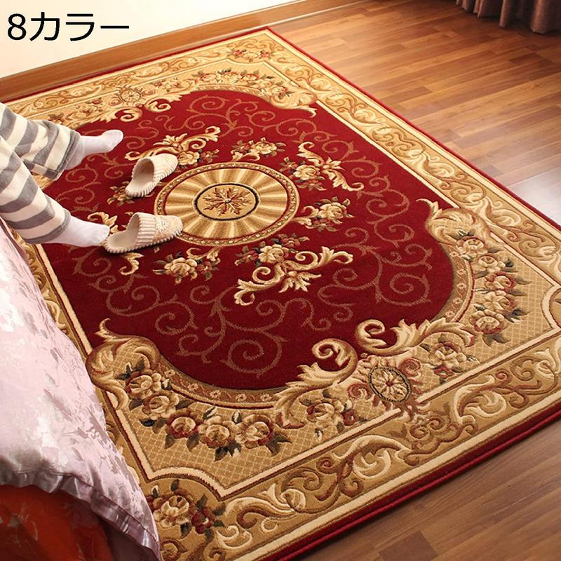 ラグ カーペット 宮廷風 古典 ゴージャス 80*120cm 北欧風 カラー ペルシャ 洗える ラグ 防滑 低反発 エコ 絨毯 吸水 速乾_8